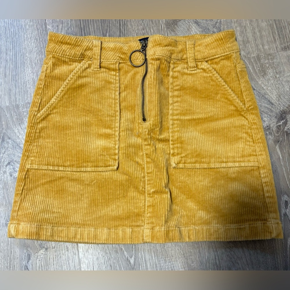 Corduroy Mini Skirt